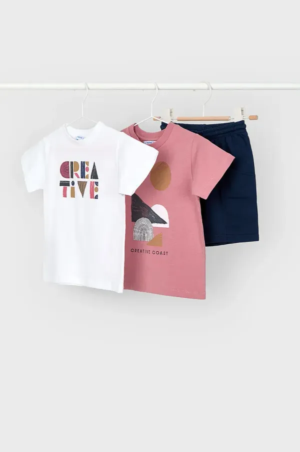 Mayoral Pamučna dječja trenirka Mayoral boja: crvena, 3602