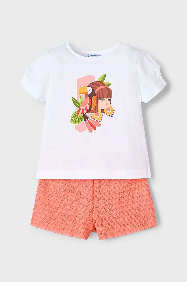 Mayoral Pamučna dječja trenirka Mayoral boja: narančasta, 3211