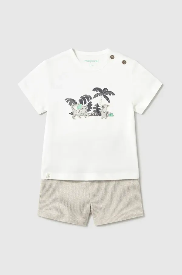 Mayoral Pamučna dječja trenirka Mayoral boja: siva, 1653