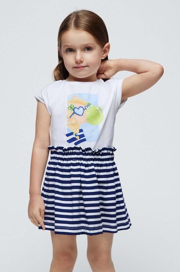 Mayoral Pamučna dječja trenirka Mayoral boja: tamno plava