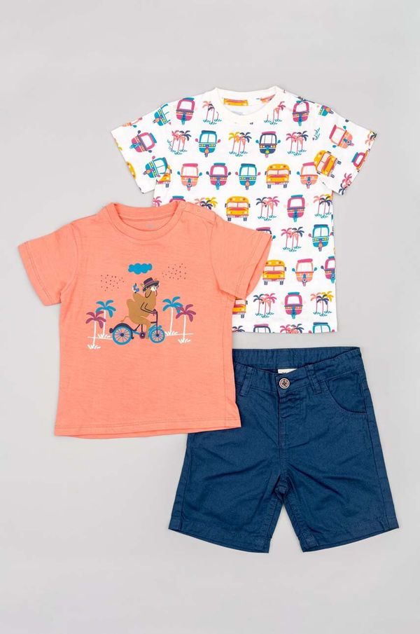 Zippy Pamučna dječja trenirka zippy boja: ružičasta