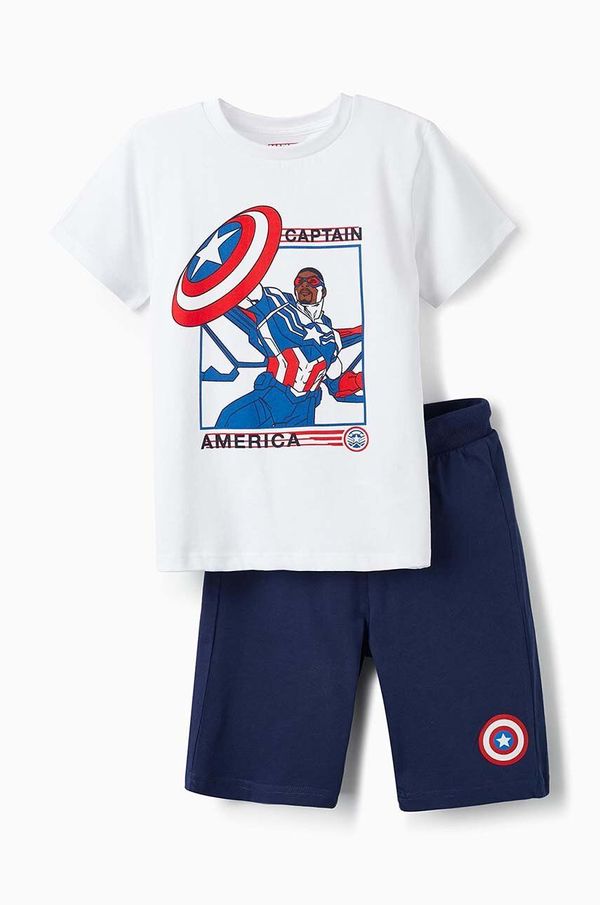 Zippy Pamučna dječja trenirka zippy boja: zelena