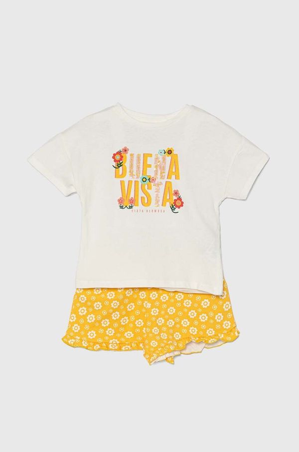 Zippy Pamučna dječja trenirka zippy boja: žuta