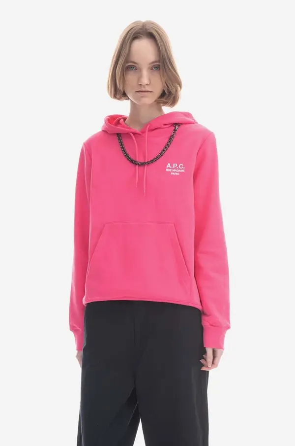 A.P.C. Pamučna dukserica A.P.C. Hoodie Manuela