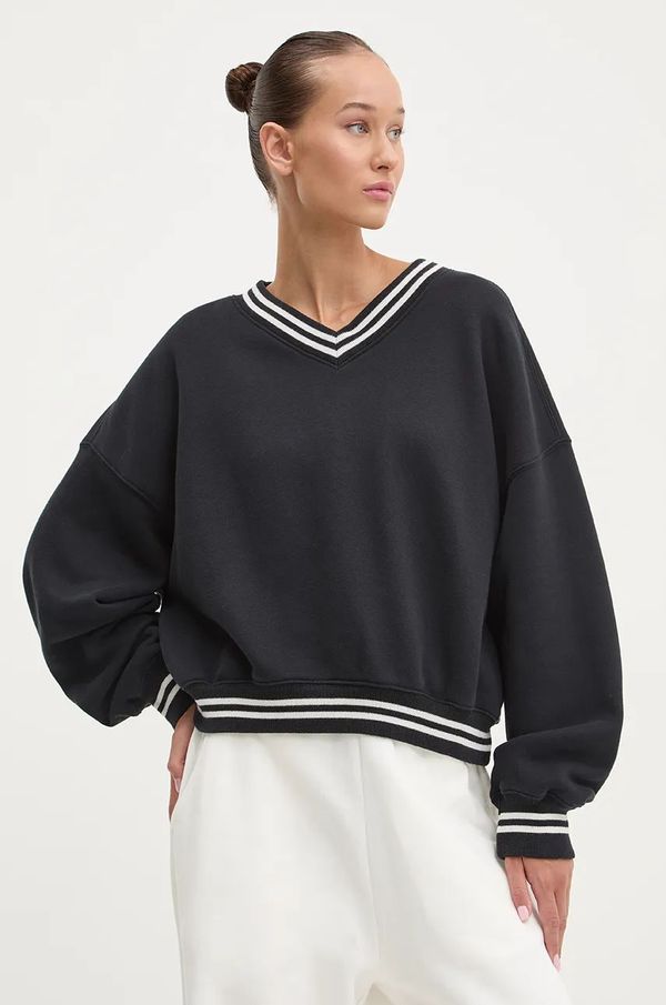 Abercrombie & Fitch Pamučna dukserica Abercrombie & Fitch za žene, boja: tamno plava, s uzorkom, KI152-4121