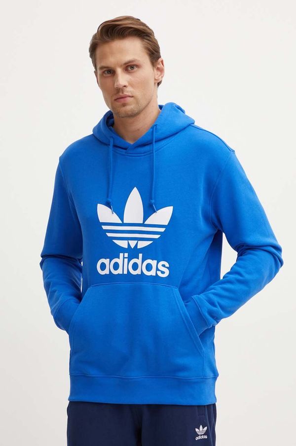 adidas Originals Pamučna dukserica adidas Originals za muškarce, s kapuljačom, s tiskom, IZ1855