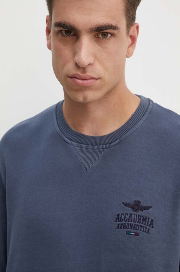 Aeronautica Militare Pamučna dukserica Aeronautica Militare za muškarce, bez uzorka, FE1924F560