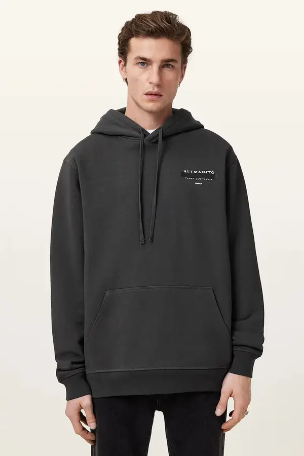 AllSaints Pamučna dukserica AllSaints REDACT
