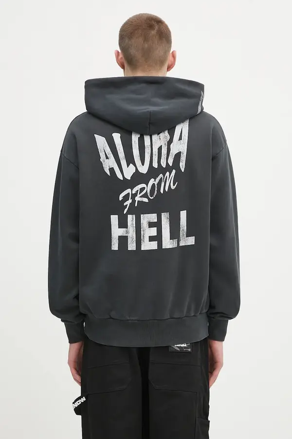 Aries Pamučna dukserica Aries Faded Aloha From Hell Hoodie