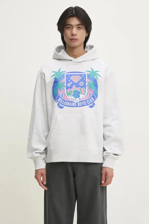 Billionaire Boys Club Pamučna dukserica Billionaire Boys Club Tropical Crest Popover Hood