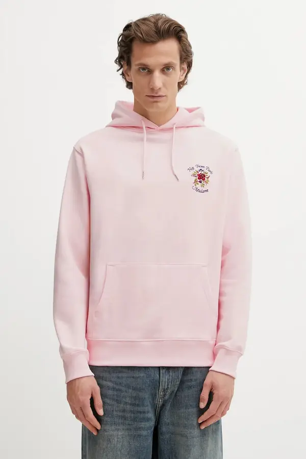 Drôle de Monsieur Pamučna dukserica Drôle de Monsieur Hoodie Slogan Rose