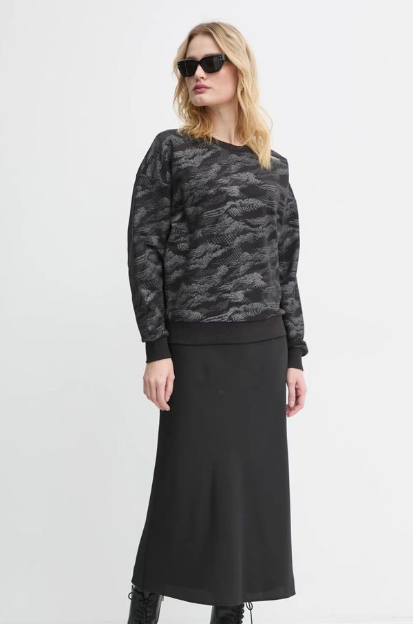 G-Star Raw Pamučna dukserica G-Star Raw za žene, boja: crna, s uzorkom, D25169-D865