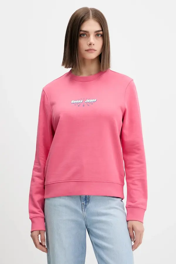 Guess Jeans Pamučna dukserica Guess Jeans