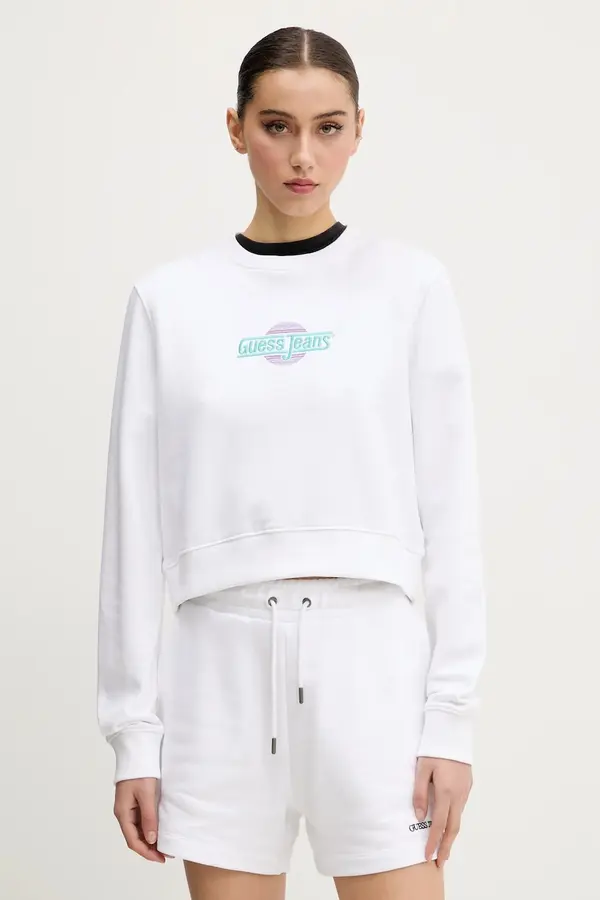 Guess Jeans Pamučna dukserica Guess Jeans