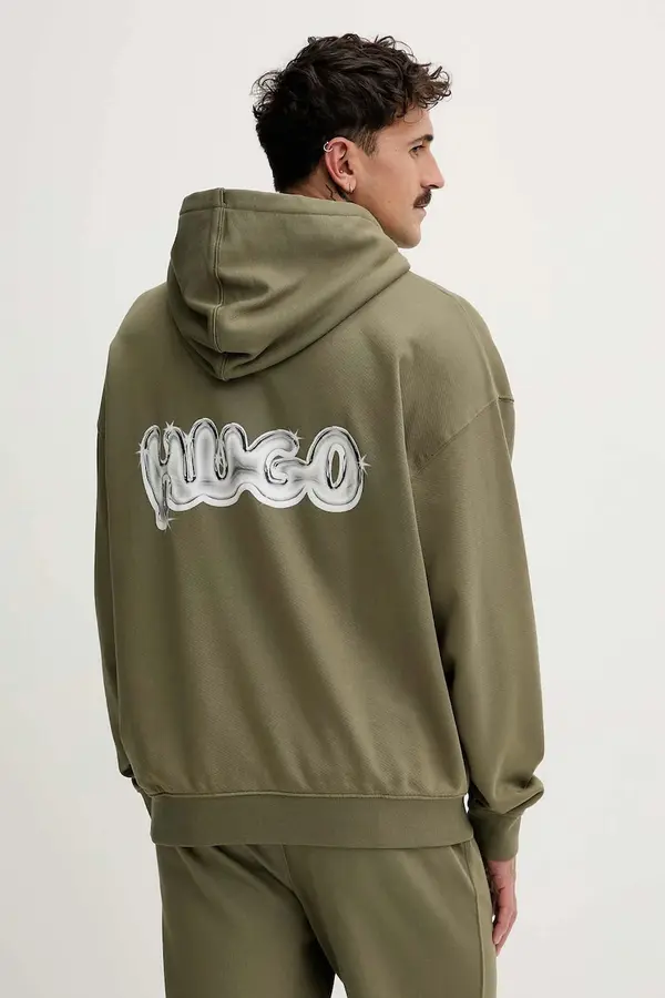 HUGO Blue Pamučna dukserica Hugo Blue  Nyrohood