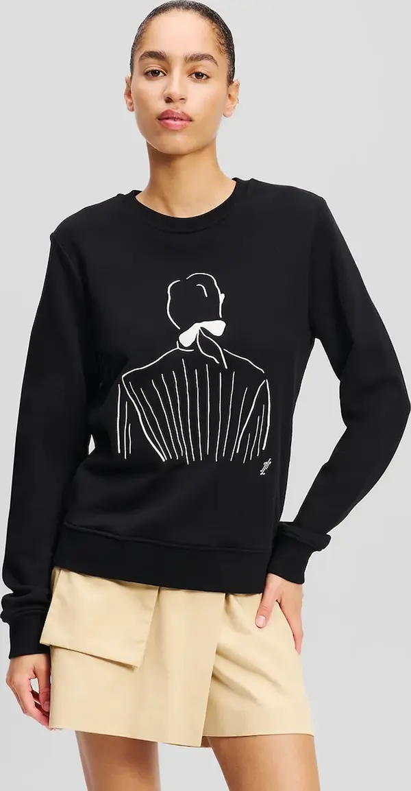 Karl Lagerfeld Pamučna dukserica Karl Lagerfeld