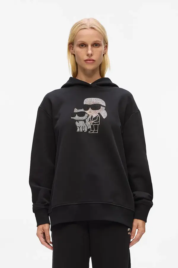 Karl Lagerfeld Pamučna dukserica Karl Lagerfeld IKON