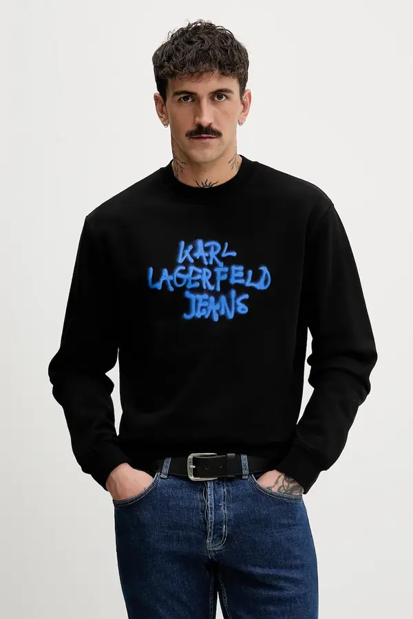 Karl Lagerfeld Jeans Pamučna dukserica Karl Lagerfeld Jeans