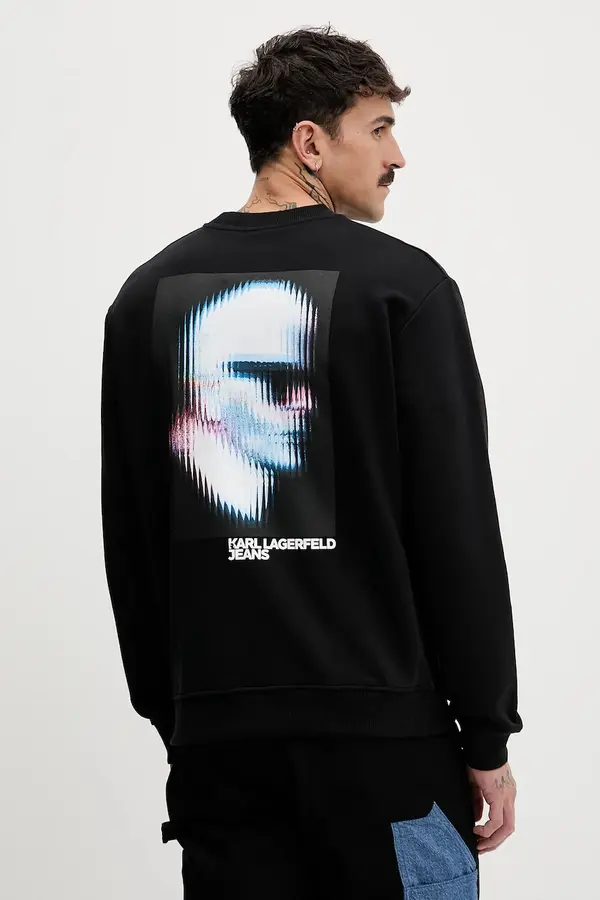 Karl Lagerfeld Jeans Pamučna dukserica Karl Lagerfeld Jeans
