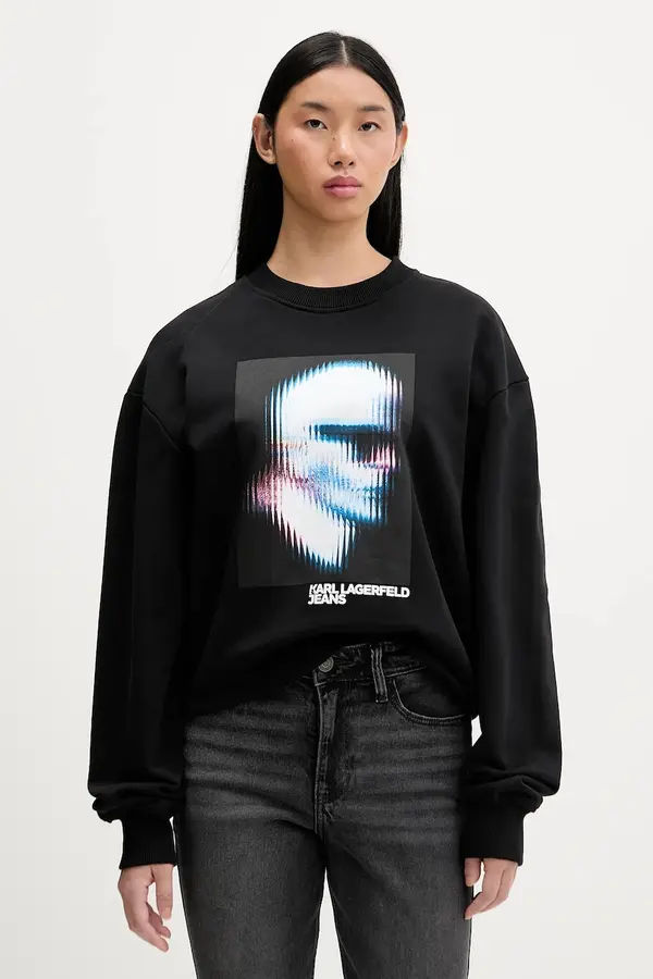 Karl Lagerfeld Jeans Pamučna dukserica Karl Lagerfeld Jeans