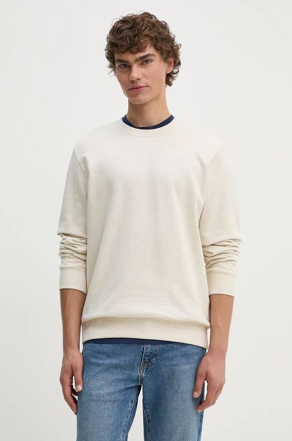 Marc O'Polo Pamučna dukserica Marc O'Polo za muškarce, boja: bež, melanž, 428402654182