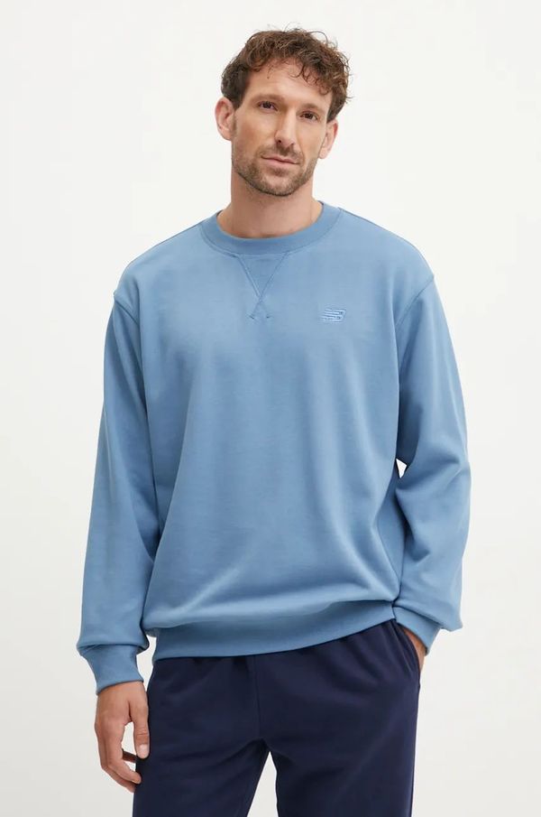 New Balance Pamučna dukserica New Balance za muškarce, bez uzorka, MT41506HEB