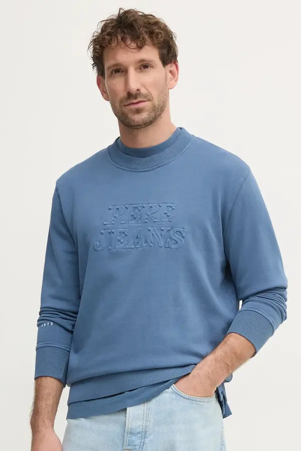 Pepe Jeans Pamučna dukserica Pepe Jeans DARIUS CREW