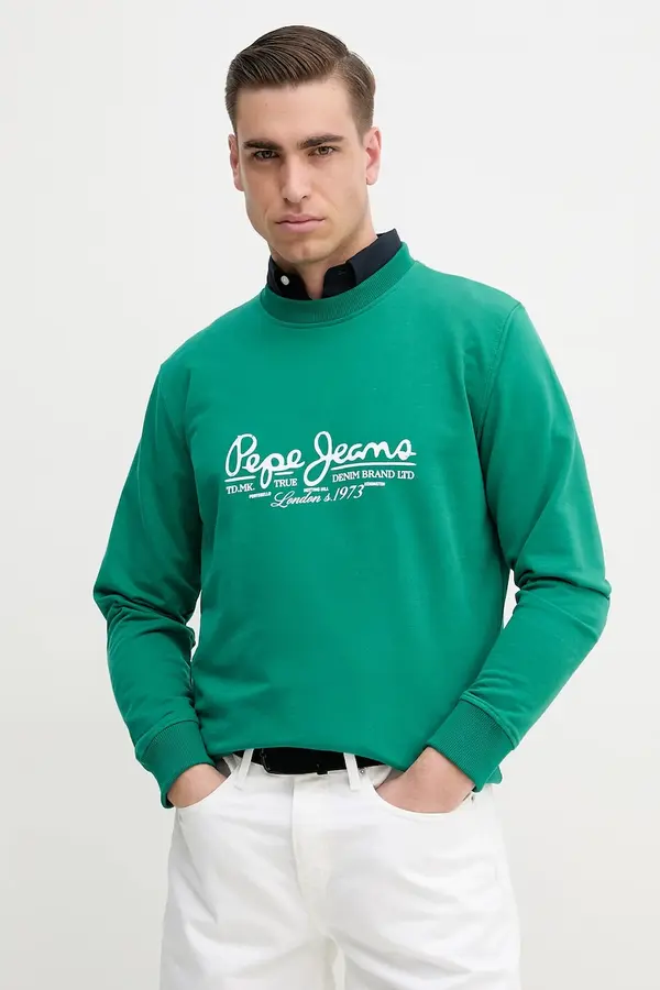 Pepe Jeans Pamučna dukserica Pepe Jeans DUMAS CREW