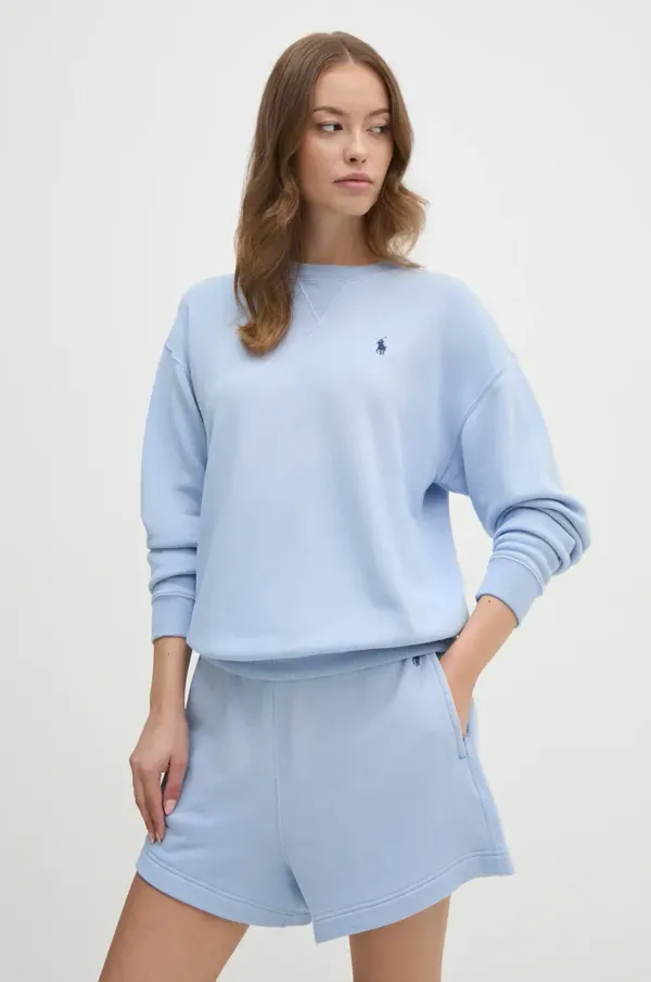 Polo Ralph Lauren Pamučna dukserica Polo Ralph Lauren za žene, bez uzorka, 211935582