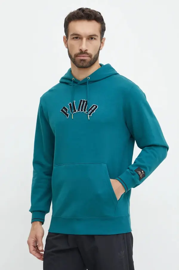 Puma Pamučna dukserica Puma Classics Play Paris Hoodie