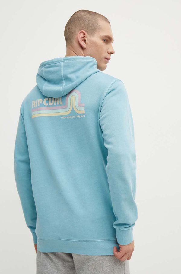 Rip Curl Pamučna dukserica Rip Curl za muškarce, s kapuljačom, s tiskom