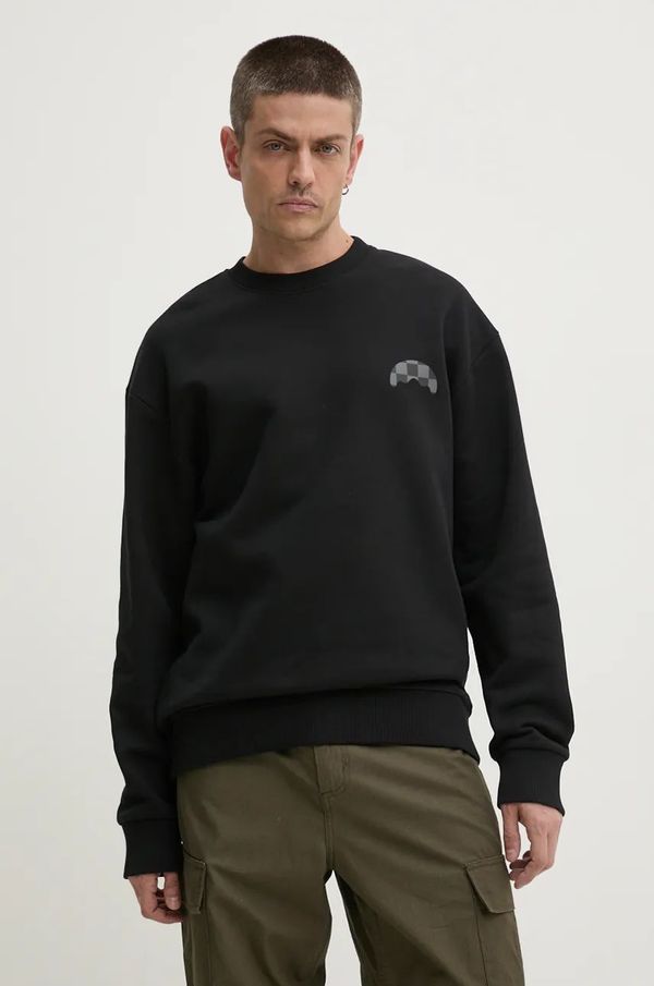 Sprayground Pamučna dukserica Sprayground boja: crna, s tiskom, SP665