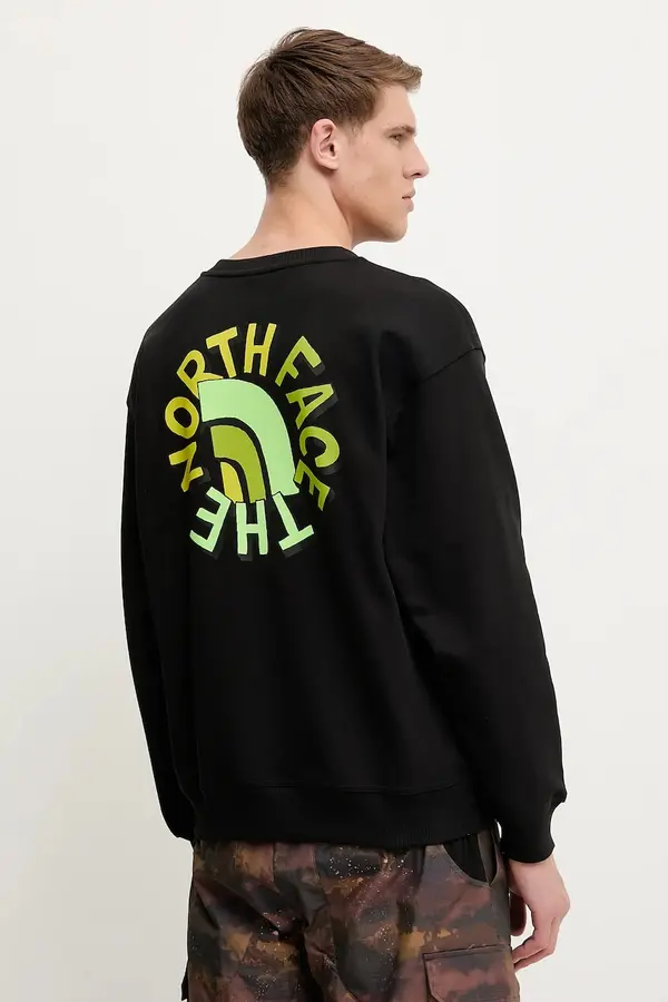 The North Face Pamučna dukserica The North Face Nuptse Oversized
