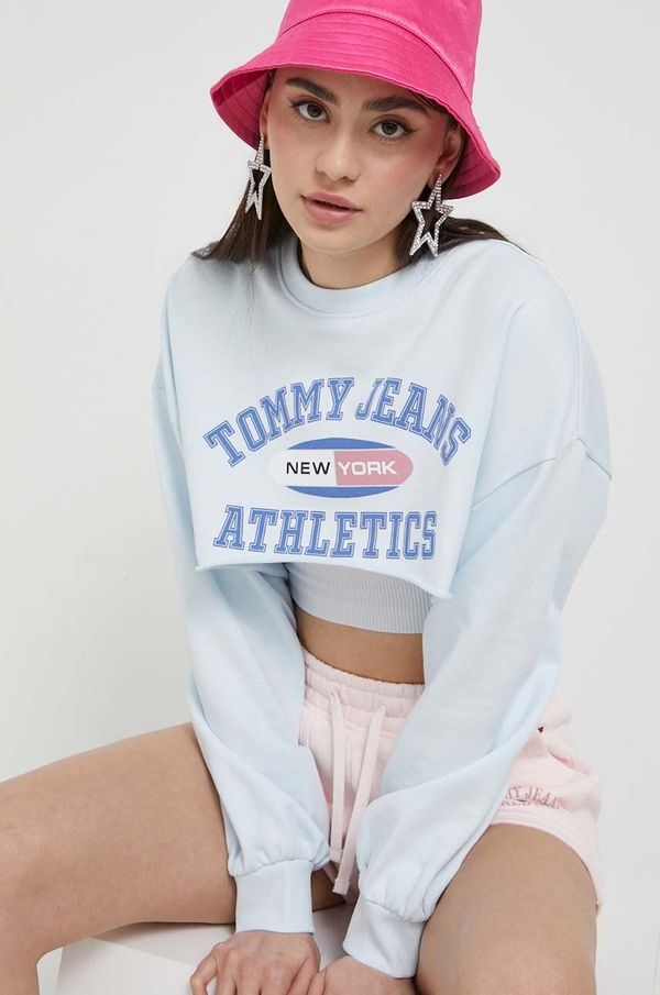 Tommy Jeans Pamučna dukserica Tommy Jeans za žene, s tiskom