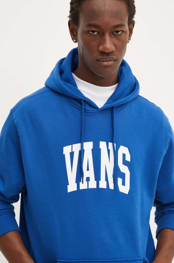 Vans Pamučna dukserica Vans za muškarce, s kapuljačom, s tiskom, VN000HNW7WM1