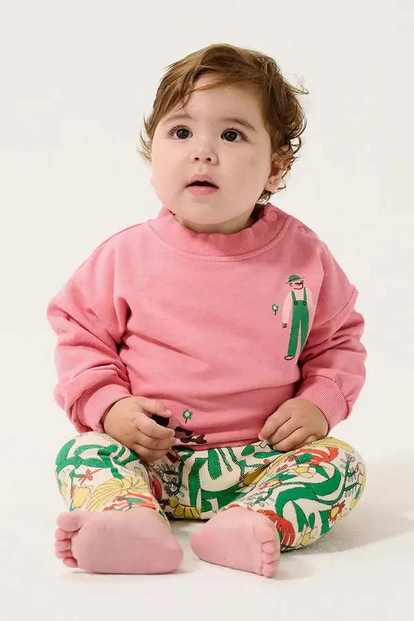 Bobo Choses Pamučna dukserica za bebe Bobo Choses Farm Adventure