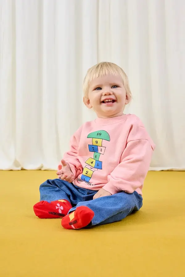 Bobo Choses Pamučna dukserica za bebe Bobo Choses Hopscotch