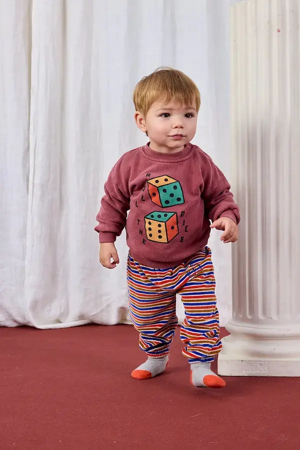 Bobo Choses Pamučna dukserica za bebe Bobo Choses Roll The Dice