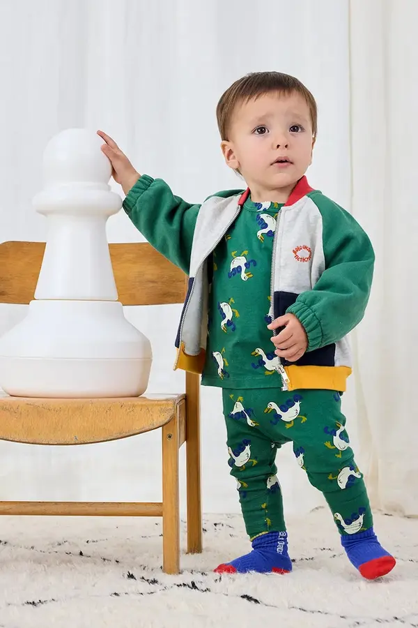 Bobo Choses Pamučna dukserica za bebe Bobo Choses Tic Tac Toe