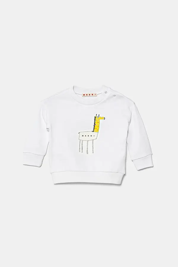 Marni Pamučna dukserica za bebe Marni MS304B SWEAT-SHIRT