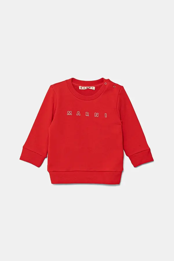 Marni Pamučna dukserica za bebe Marni MS319B SWEAT-SHIRT