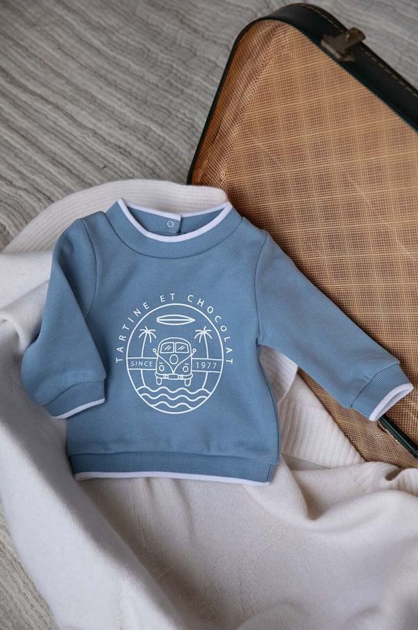 TARTINE ET CHOCOLAT Pamučna dukserica za bebe Tartine et Chocolat s tiskom, TZ15041