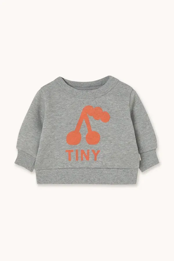Tinycottons Pamučna dukserica za bebe Tinycottons CHERRY GRAPHIC BABY SWEATSHIRT