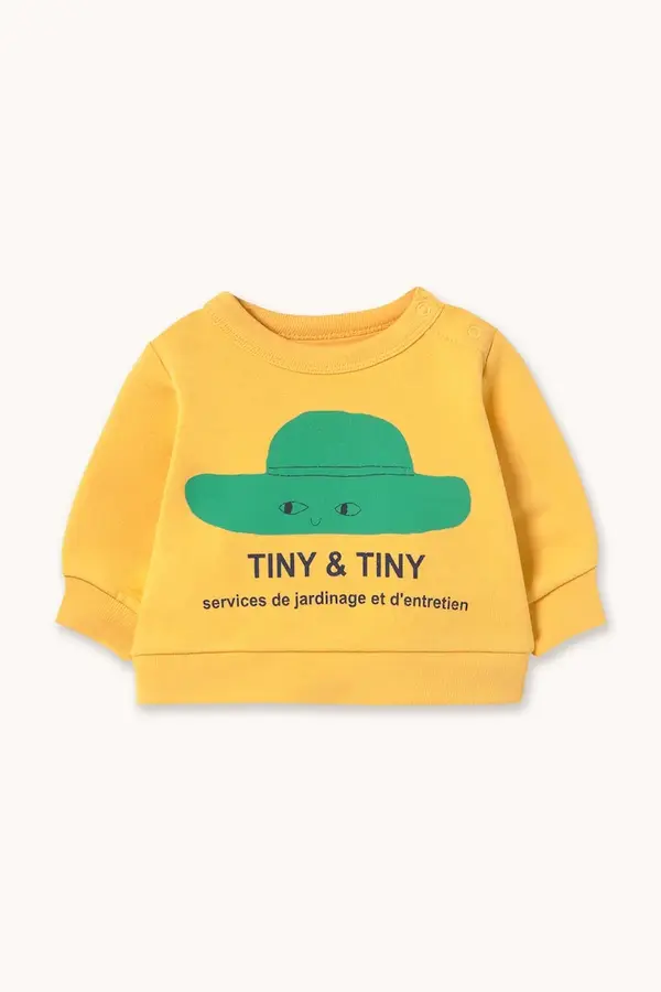 Tinycottons Pamučna dukserica za bebe Tinycottons TINY HAT BABY SWEATSHIRT