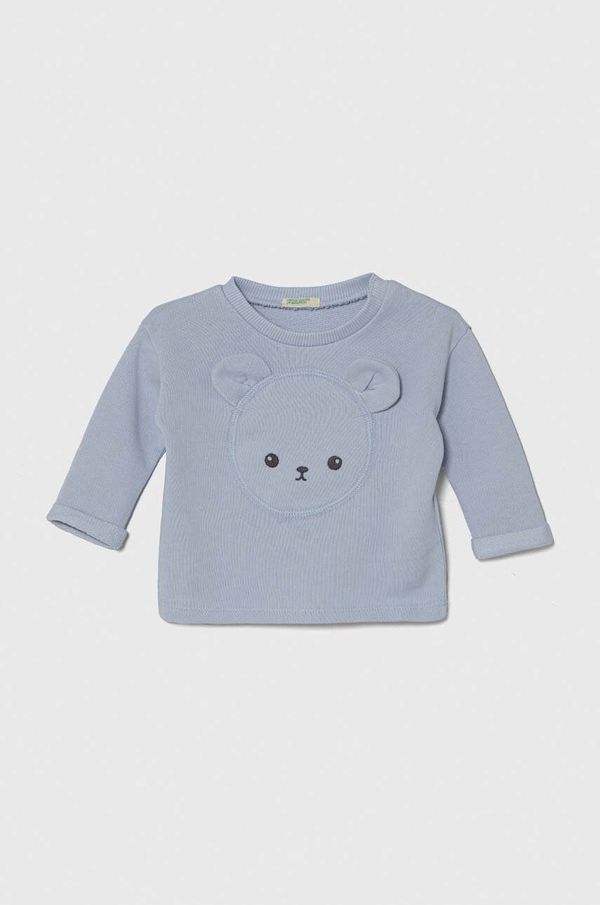 United Colors of Benetton Pamučna dukserica za bebe United Colors of Benetton s aplikacijom