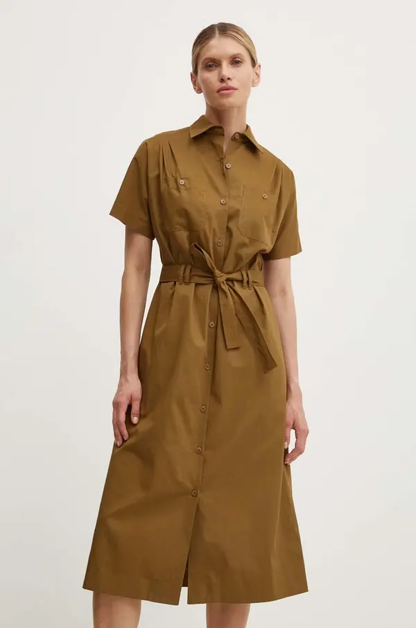 A.P.C. Pamučna haljina A.P.C. robe new drew