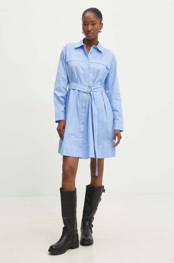 Answear Lab Pamučna haljina Answear Lab mini, oversize