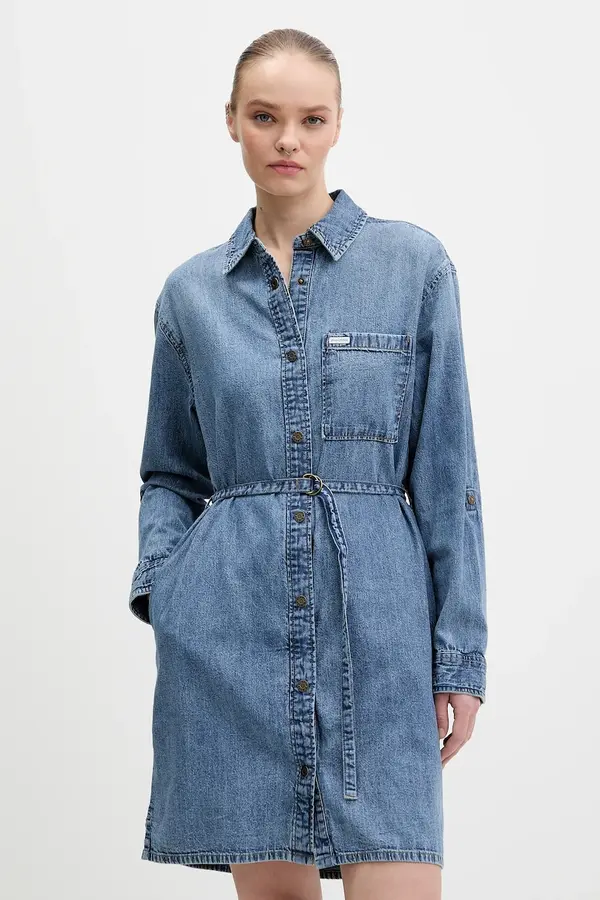 Guess Jeans Pamučna haljina Guess Jeans