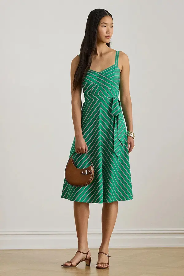 Lauren Ralph Lauren Pamučna haljina Lauren Ralph Lauren