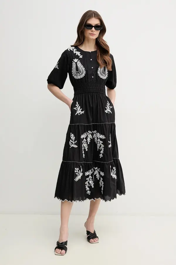 Pepe Jeans Pamučna haljina Pepe Jeans DESTINY DRESS